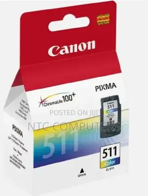 Original Canon 511 Tri-Colour Ink Cartridge (Cl-511 CLR