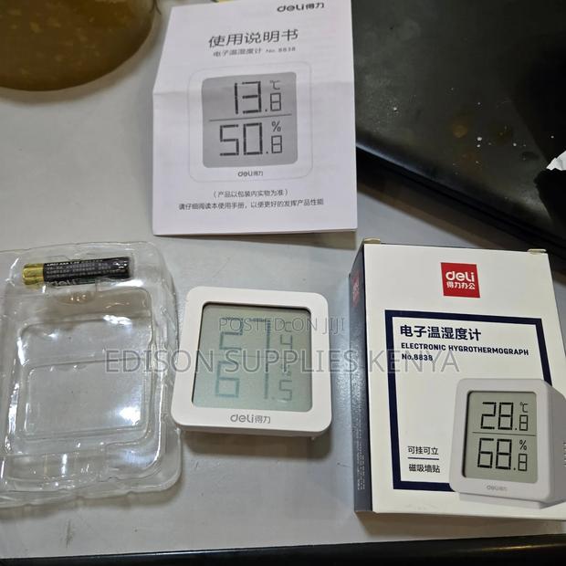 Deli Digital Humidity Meter Temperature Sensor Moisture - main view