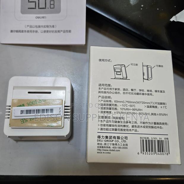Deli Digital Humidity Meter Temperature Sensor Moisture - thumbnail 4