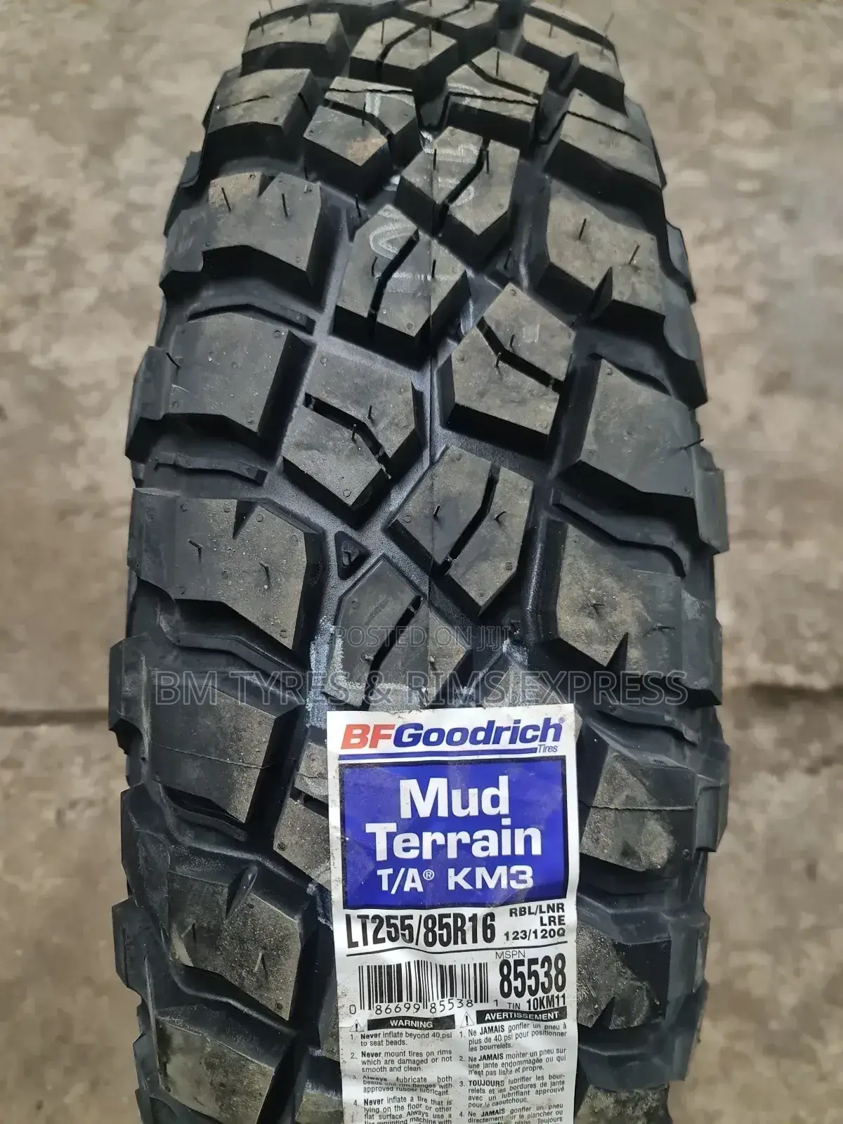 255 /85 R16 Bf Goodrich Tyres (Commercial)