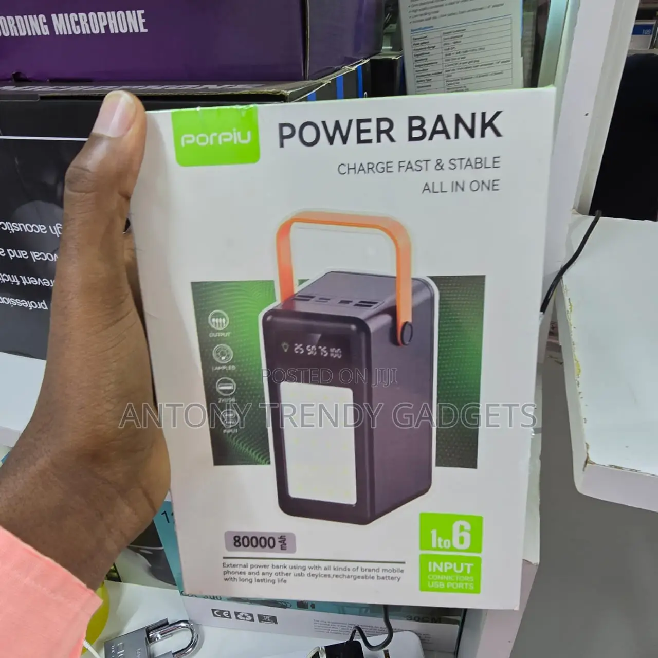80000mah Power Bank – All-in-One Fast Charging Hub