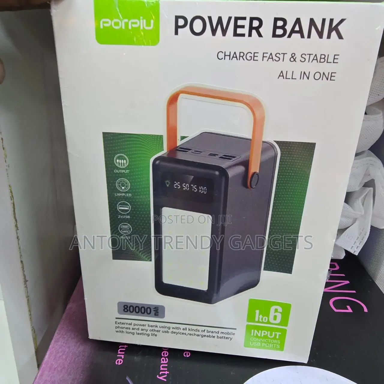 All-in-One 80000mah Power Bank – Universal Mobile Charger