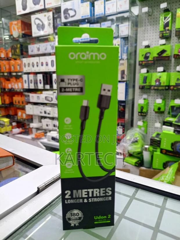 Oraimo Udon 2 Type-C Cable 2a Fast Charging - thumbnail 3