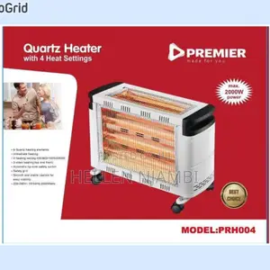 Premier Quartz Heater With 4 Heat Settings