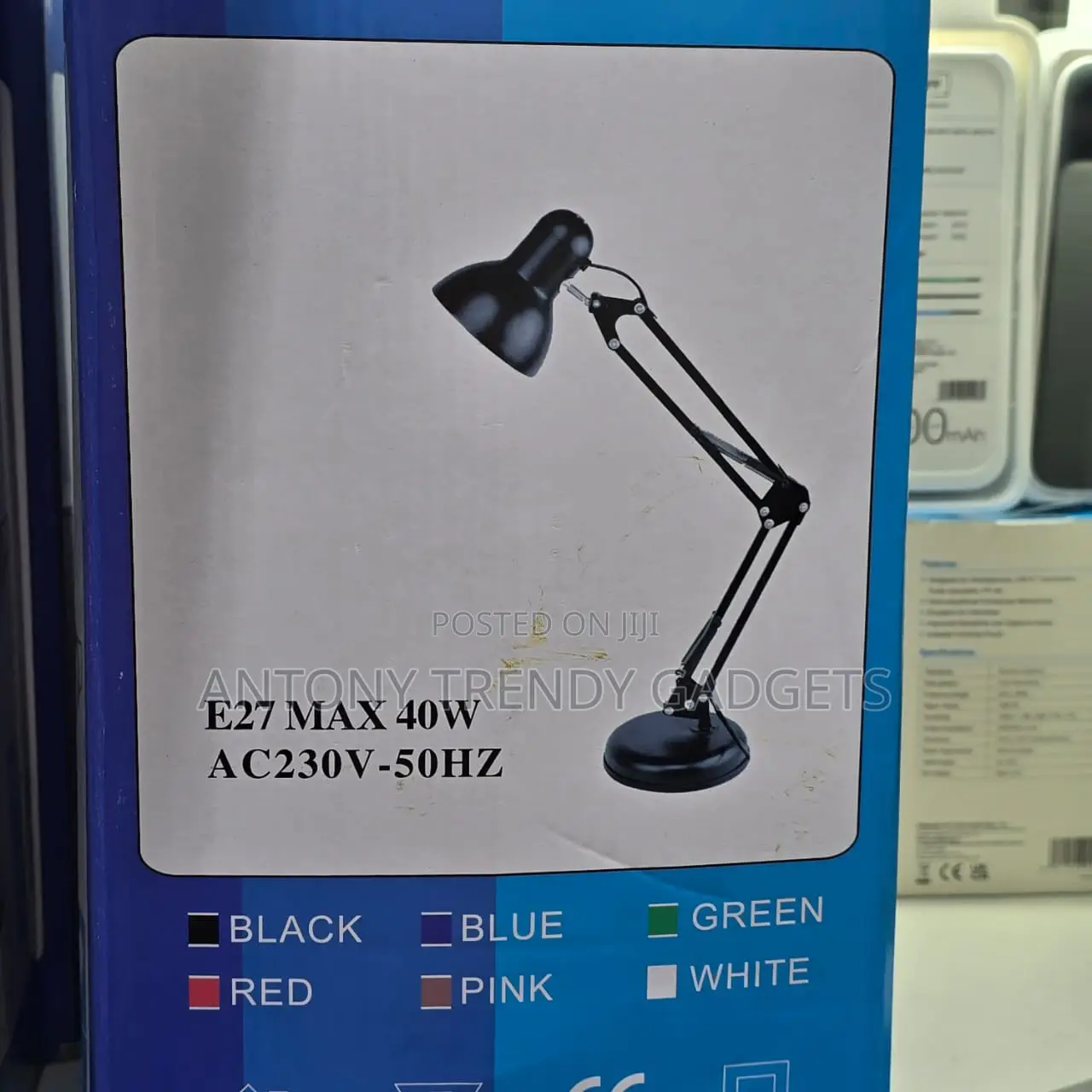 Adjustable Black Desk Light – Ideal For Study Or Work