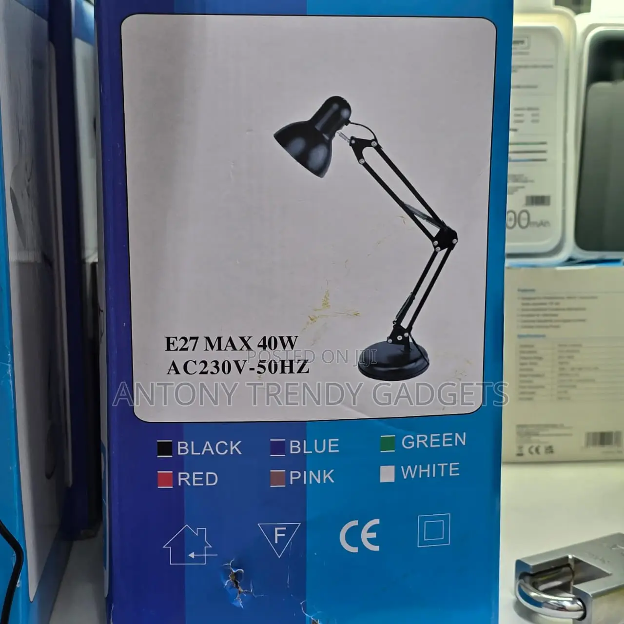 Adjustable Black Desk Light – Ideal For Study Or Work