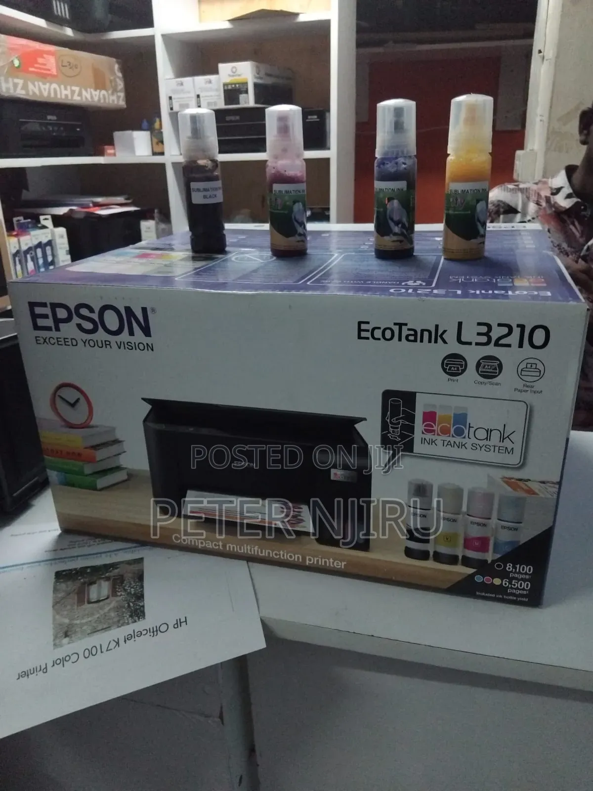 Sublimation L3210 Epson Printer (Print Scan Copy)