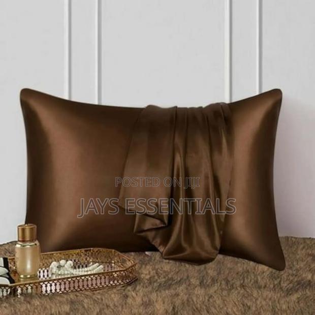 2pc Satin Bed Pillow Cases : 20"*30" - thumbnail 4