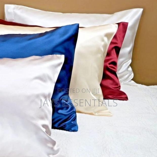 2pc Satin Bed Pillow Cases : 20"*30" - thumbnail 2