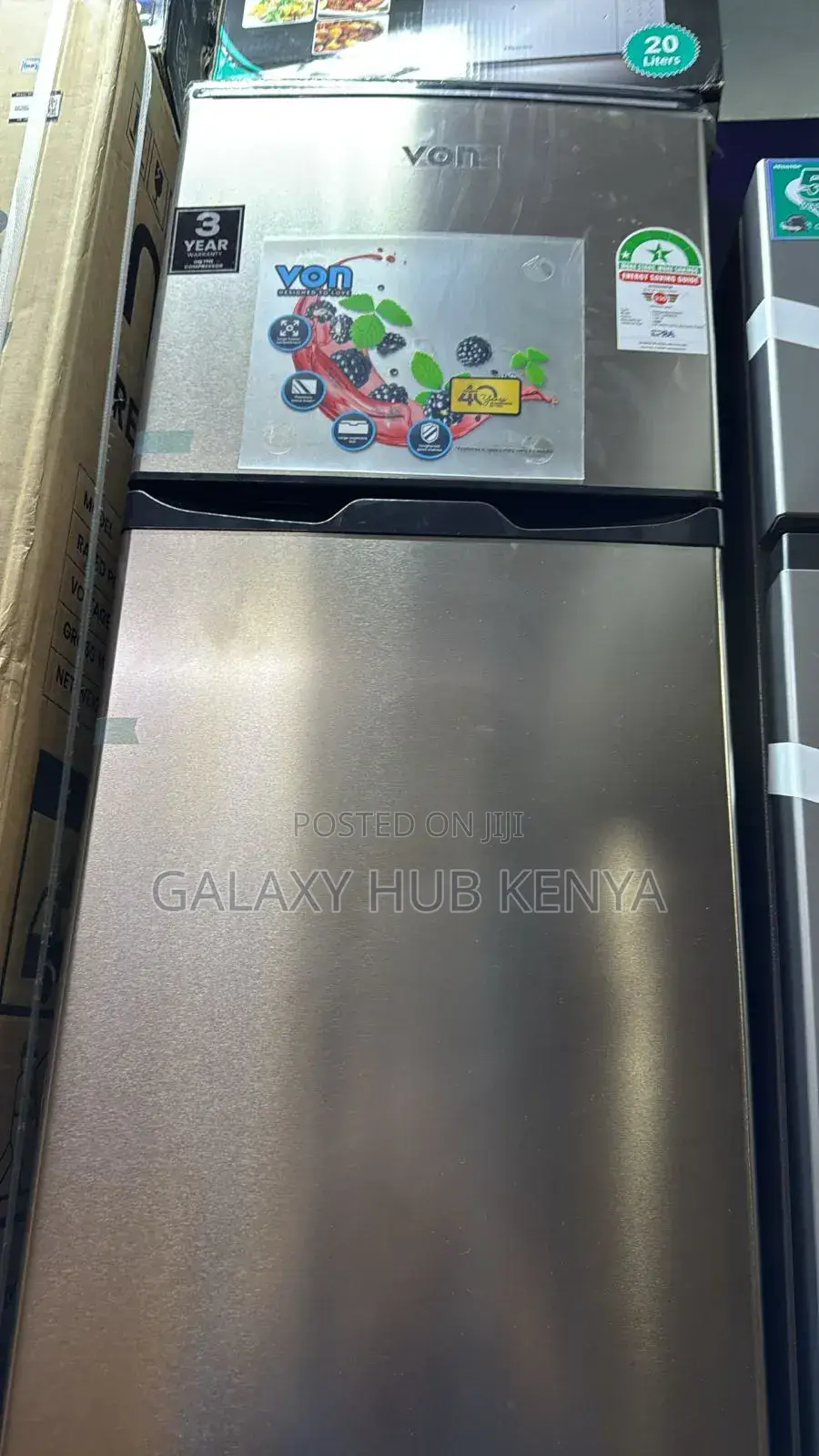 Von 138l Double Door Fridge (Vart-18dmk)