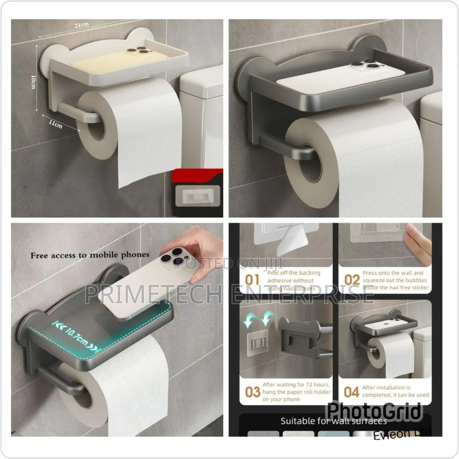 Punch Free Tissue Holder