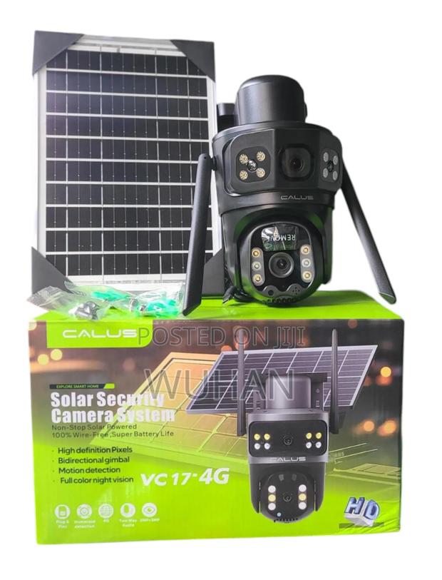 Calus Dual Lense 4g Solar Camera, Remote Surveillance