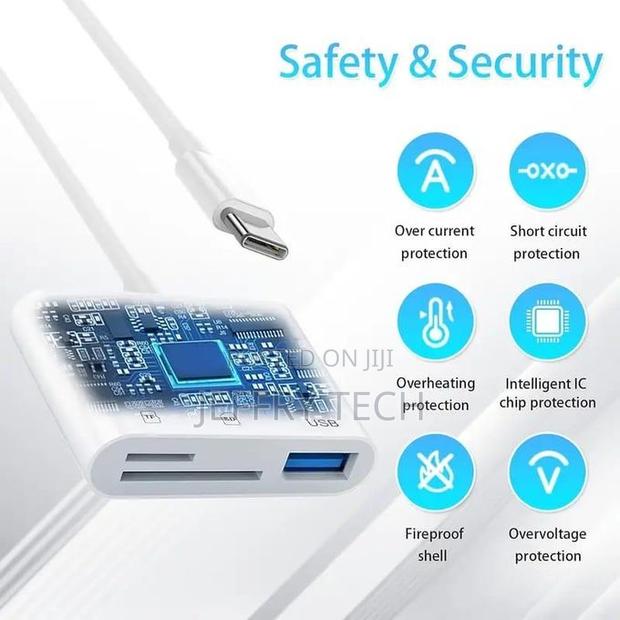 Usb-C to Usb Card Reader With Sd/Microsd Slots – Compatible - thumbnail 5