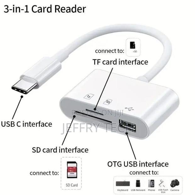 Usb-C to Usb Card Reader With Sd/Microsd Slots – Compatible - thumbnail 8