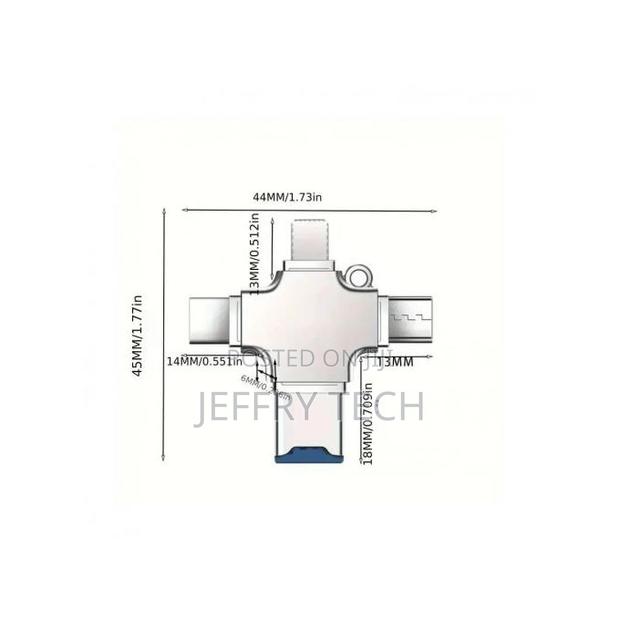 4 in 1 Micro Sd Memory Card Reader for iPhone, Isub, Android - thumbnail 5