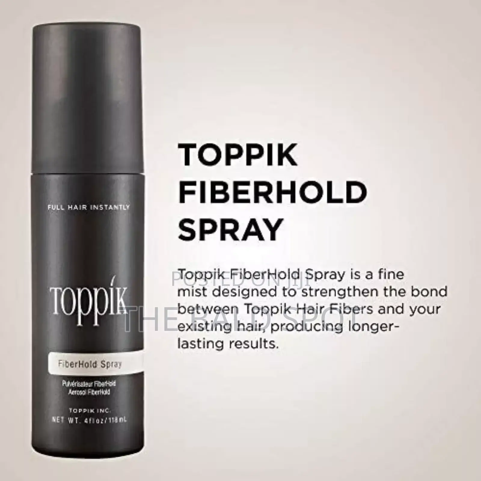 Toppik Fiberhold Spray 118ml (4 Fl Oz) Usa Strong Holding