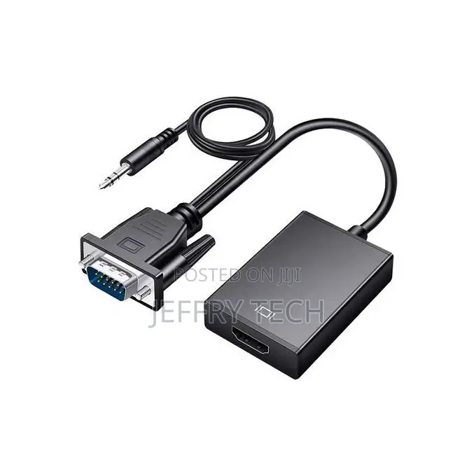 Adaptateur Vga Male Vers Hdmi Output 1080p Hd+ Audio