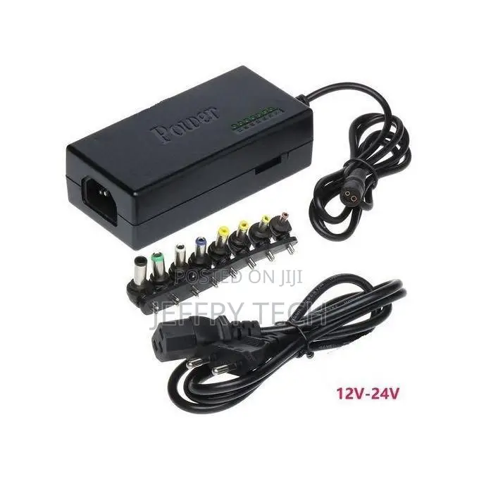 Universal 8x1 Laptop Charger 120w 12-24v Multi-Purpose Power