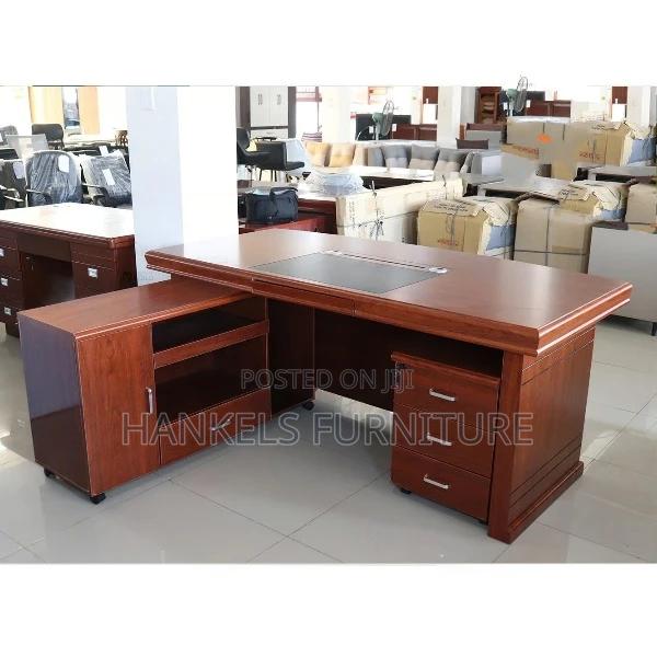 Mahogany 1.6m Executive Office Desk - main view