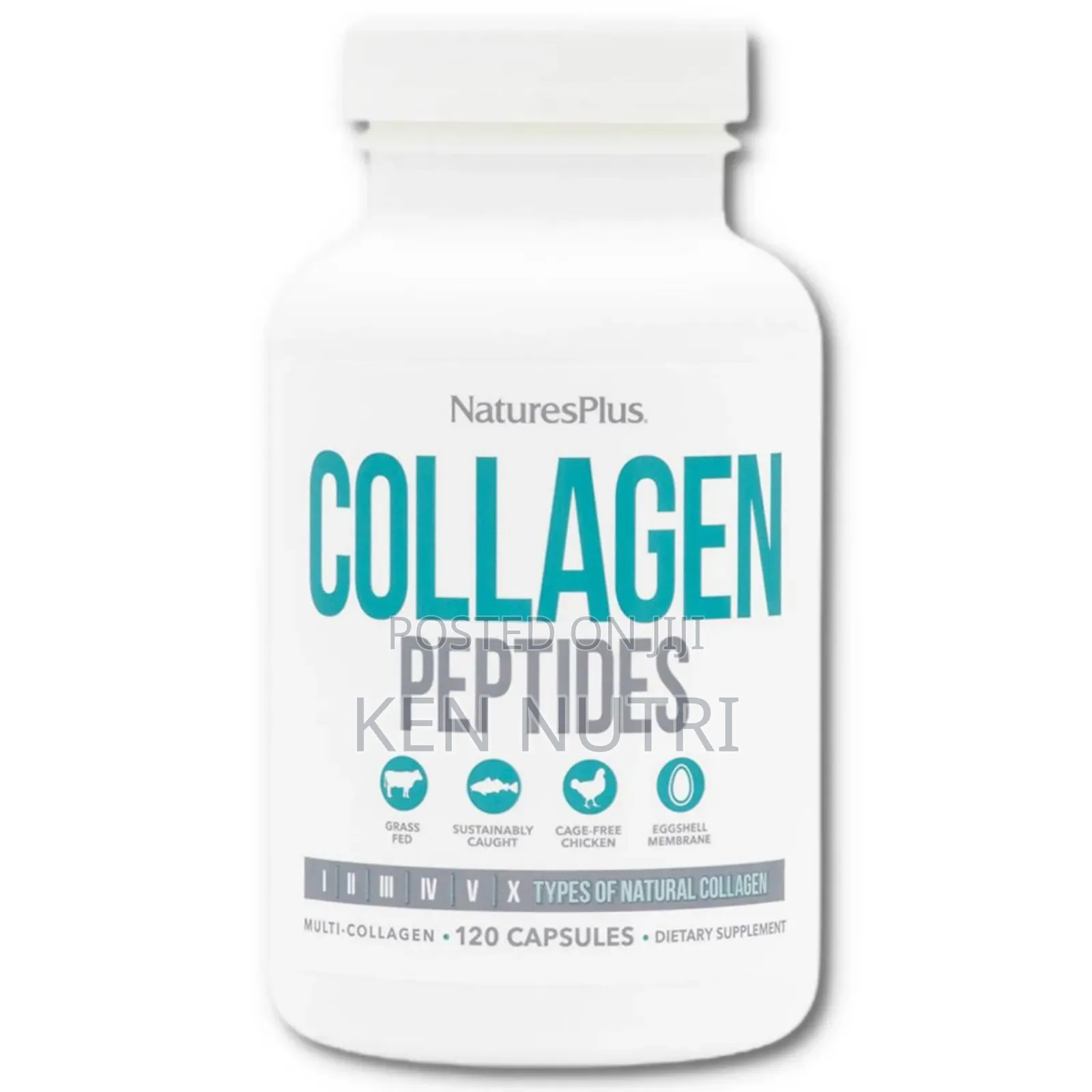 Natures Plus Collagen Peptides Capsules 120's