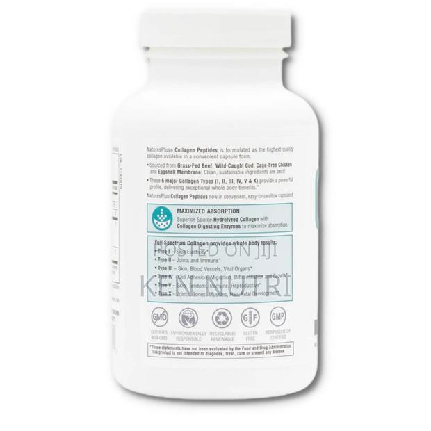 Natures Plus Collagen Peptides Capsules 120's - thumbnail 3