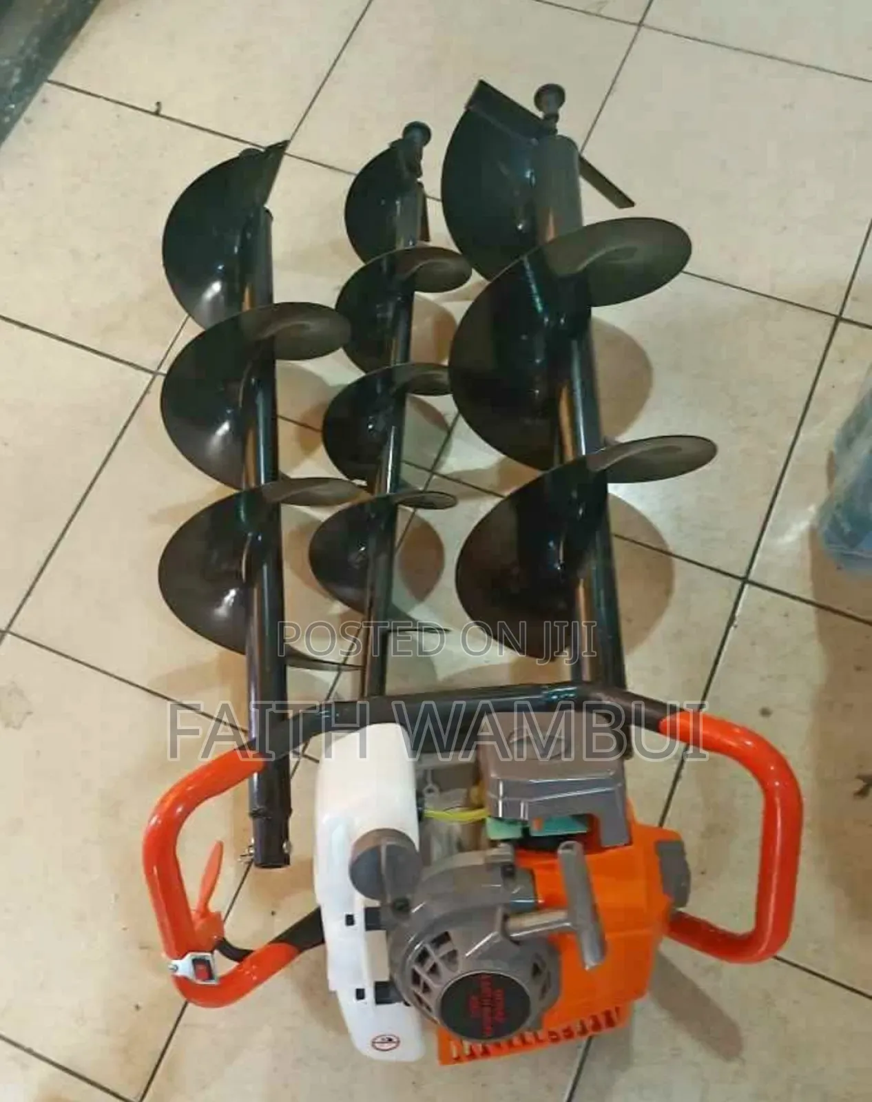 New Earth Auger Machine/ Gasoline Earth Driller With 3 Bits