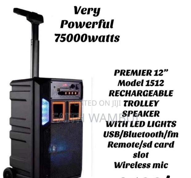 Rechargeable Trolley Speaker/7500w Trolley Speaker - main view