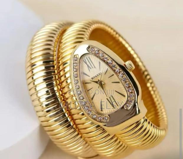 Gold Silver Ladies Spiral Watches - thumbnail 3