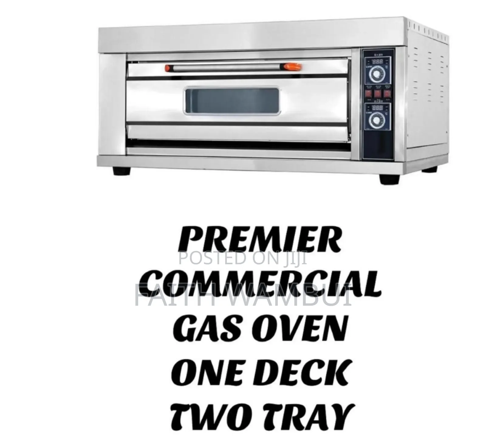 Commercial 1 Deck 2 Tray Gas Oven/ Commercial Gas Oven