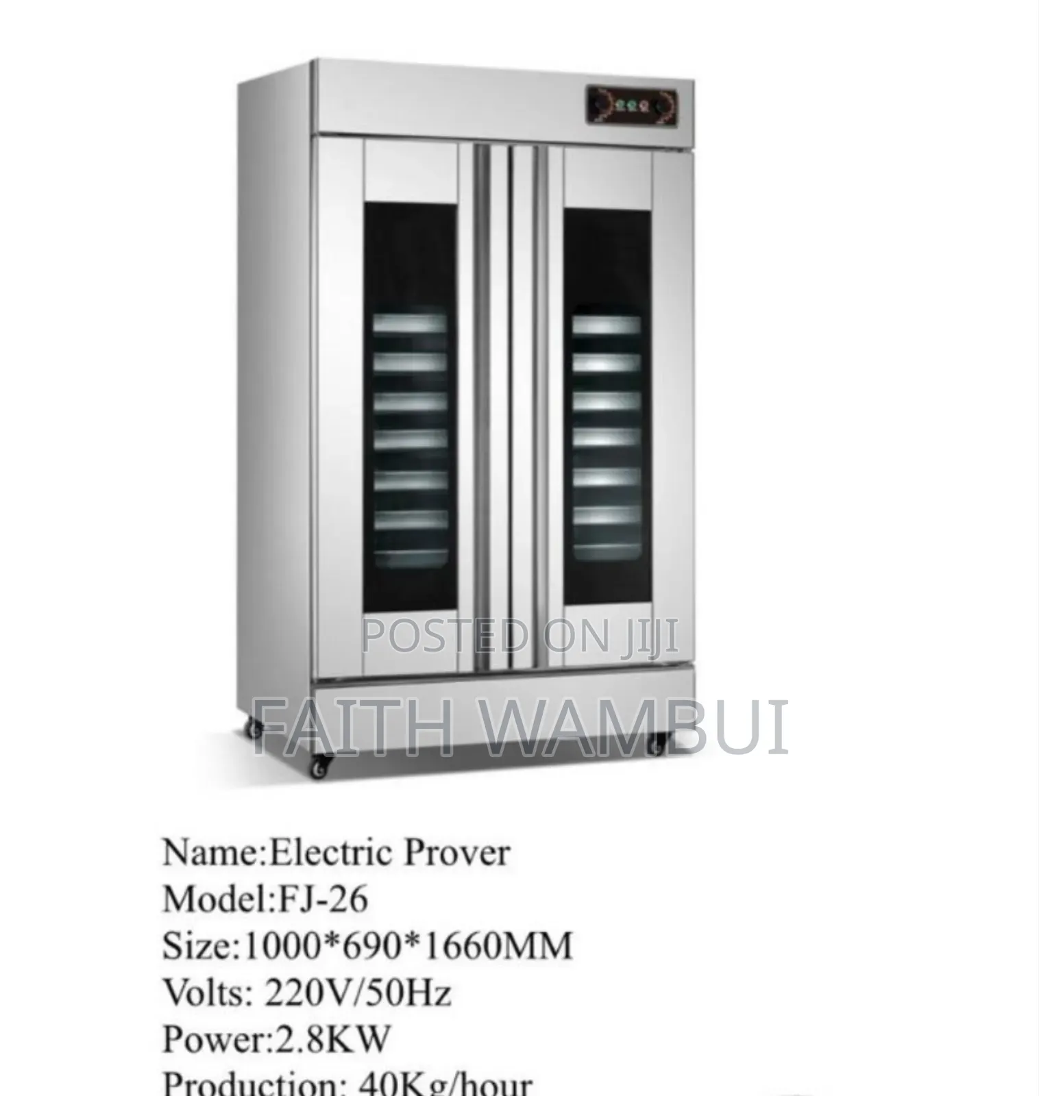 26 Pan Electric Prover / New 26 Pan Electric Prover Machine