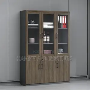 3-Door Advance Wooden Office Cabinet