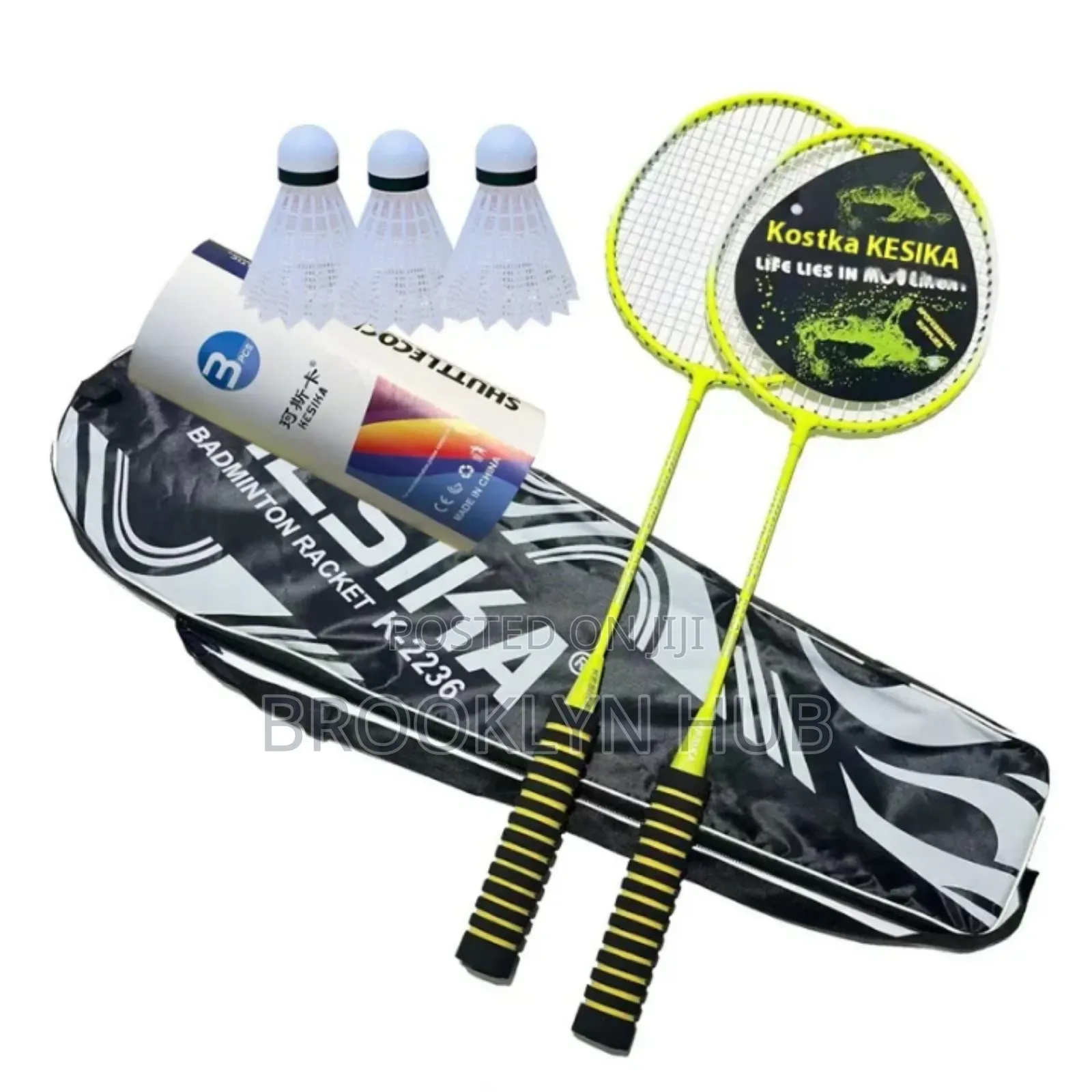 Badminton Rackets*Pair of Rackets and 3 Balls