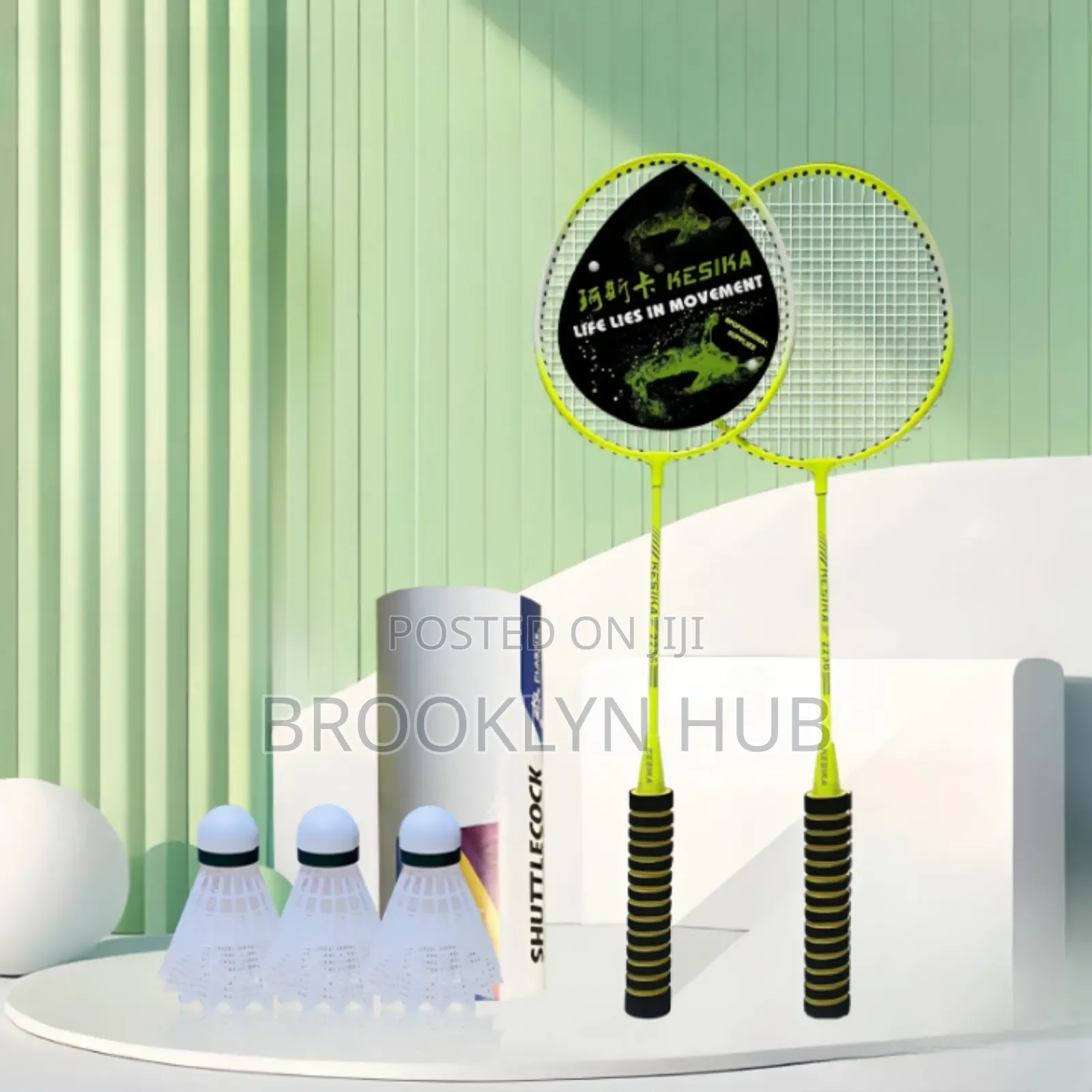 Badminton Rackets*Pair of Rackets and 3 Balls