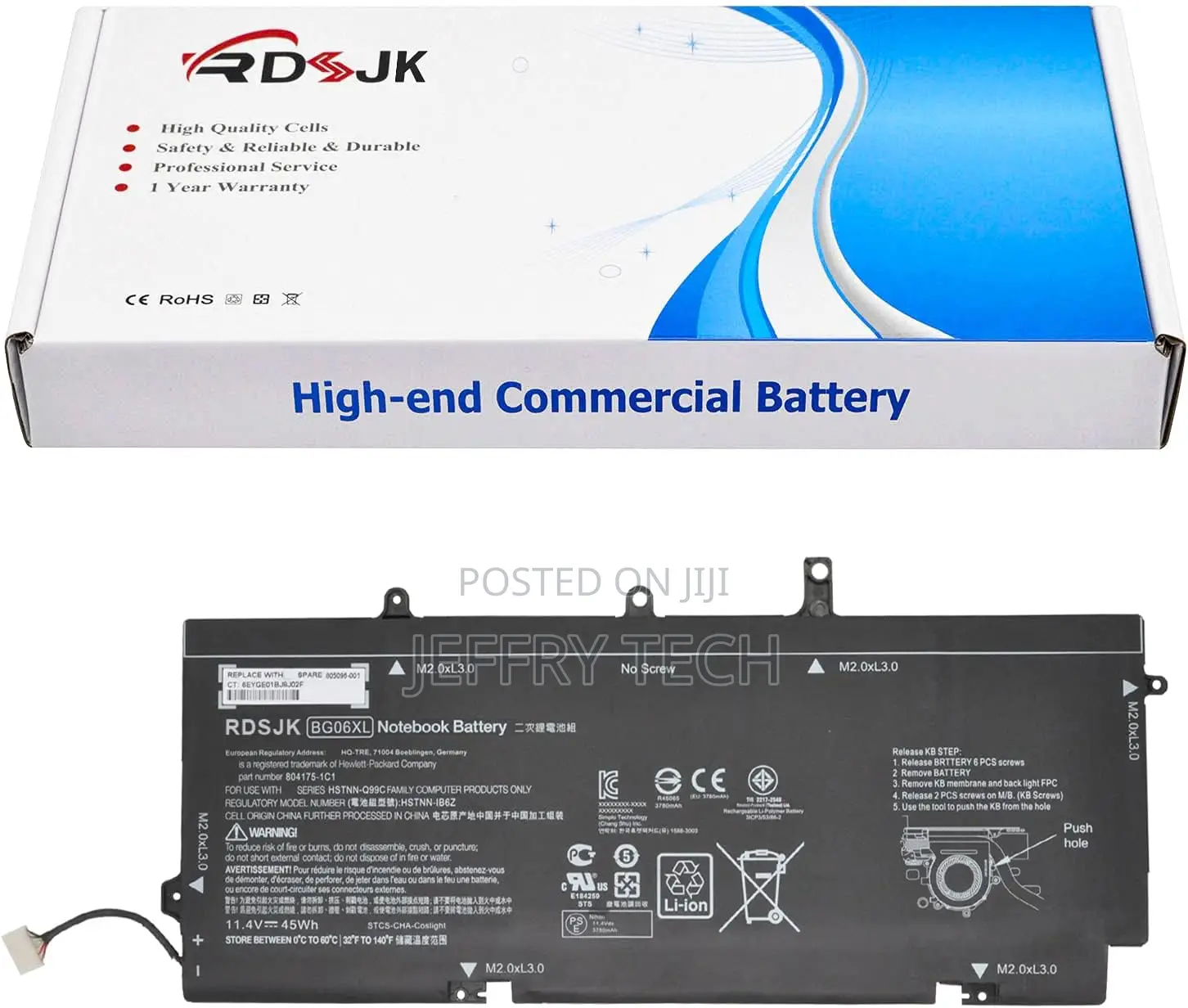 Bg06xl Laptop Battery for Hp Elitebook 1040 G3 G3-Ds64ep G3-