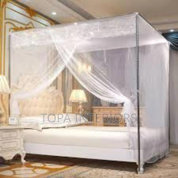Easy Do Clean White Four Stand Straight Mosquito Nets - main view