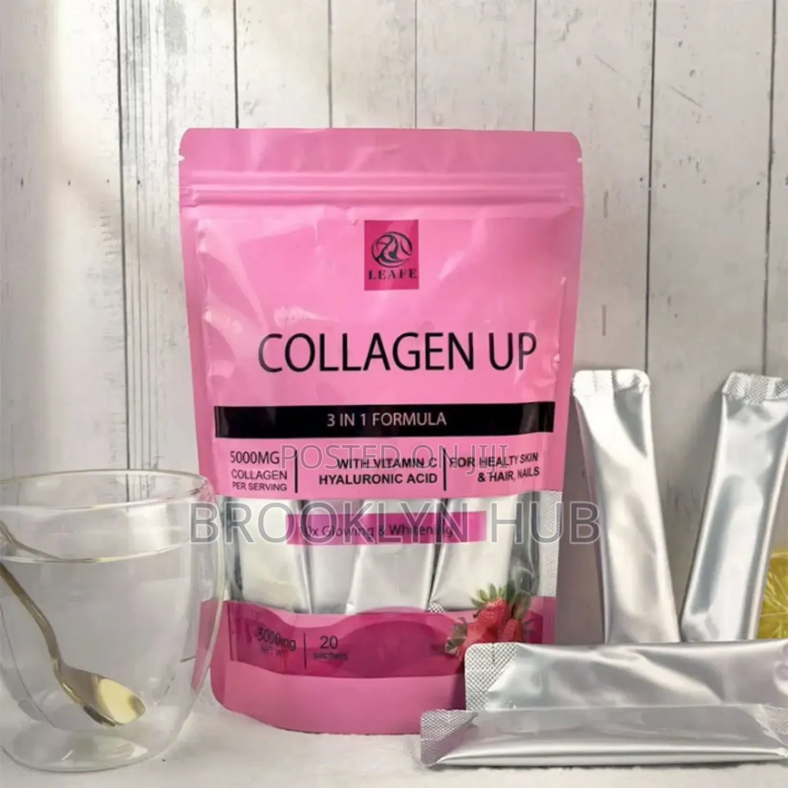 Collagen Up With Vitaminc and Hyaluronic Acid 3 in 1 Formula