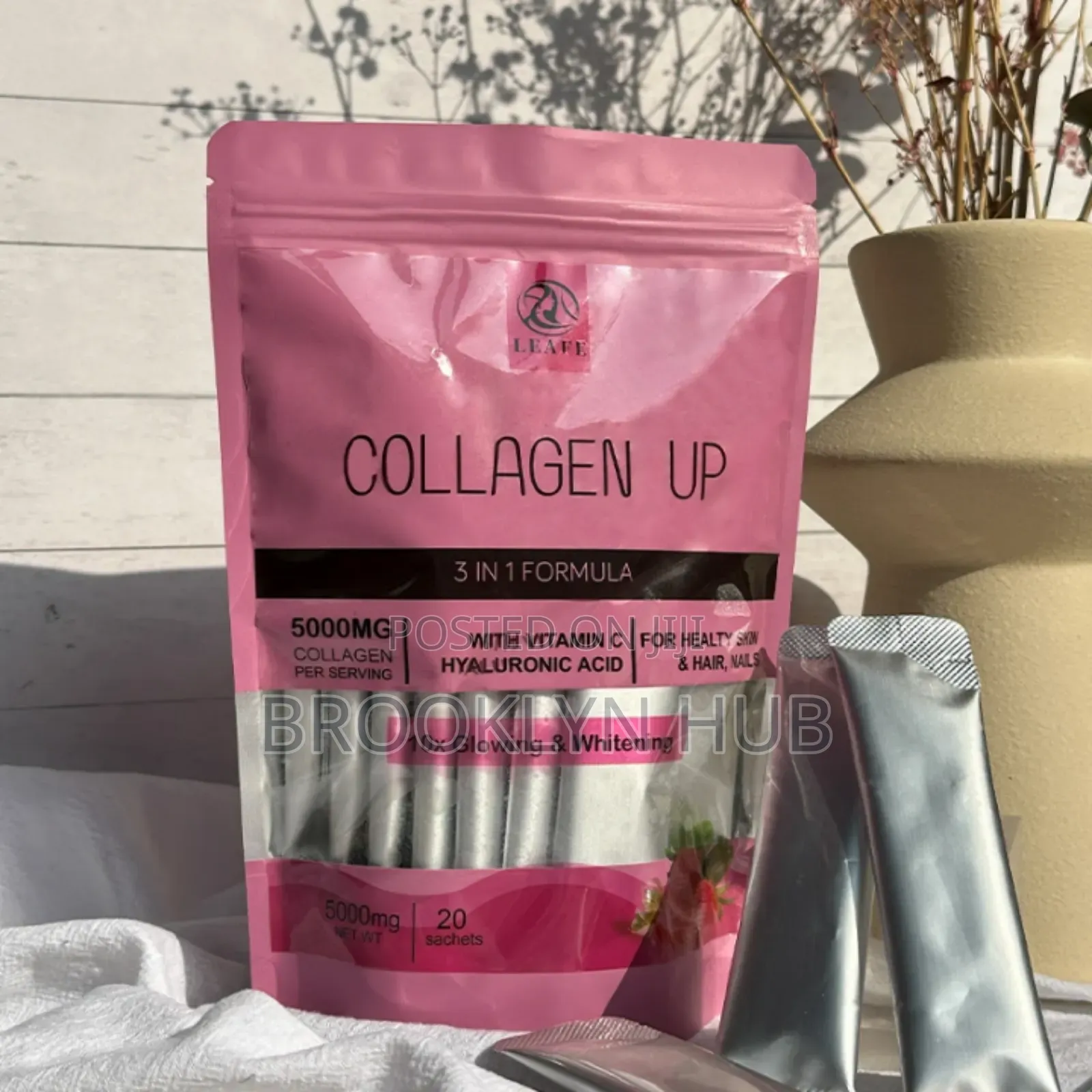Collagen Up With Vitaminc and Hyaluronic Acid 3 in 1 Formula