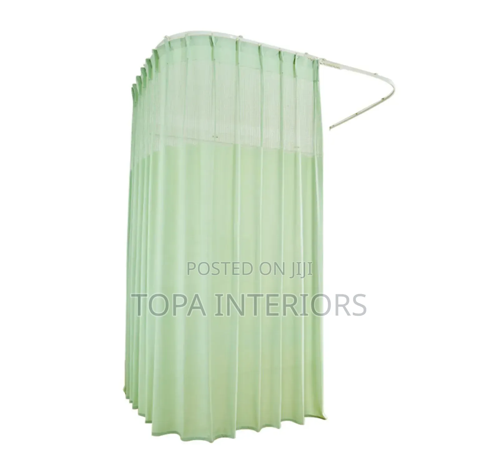 Green Airy Hospital Curtains for Clinics and Hospital Wards