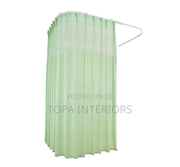 Green Airy Hospital Curtains for Clinics and Hospital Wards