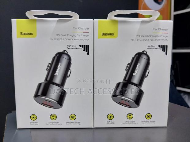 Baseus Magic Series 45w Dual Qc Digital Display Car Charger