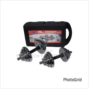 20kg Chrome Dumbbells With Case