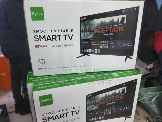 Syinix 43 Inch Smart Android Tv – Frameless Design - main view