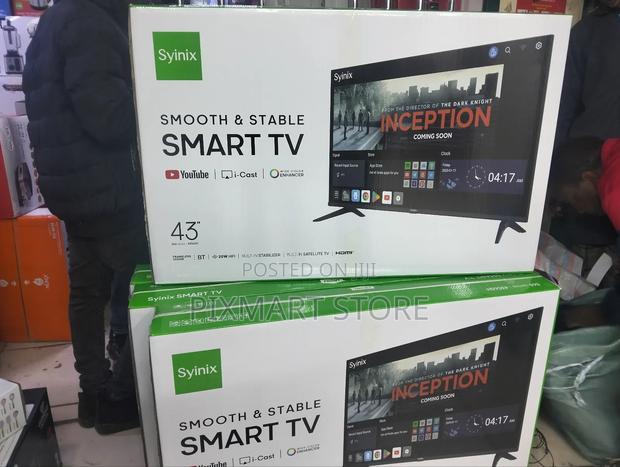 Syinix 43 Inch Smart Android Tv – Frameless Design - thumbnail 3