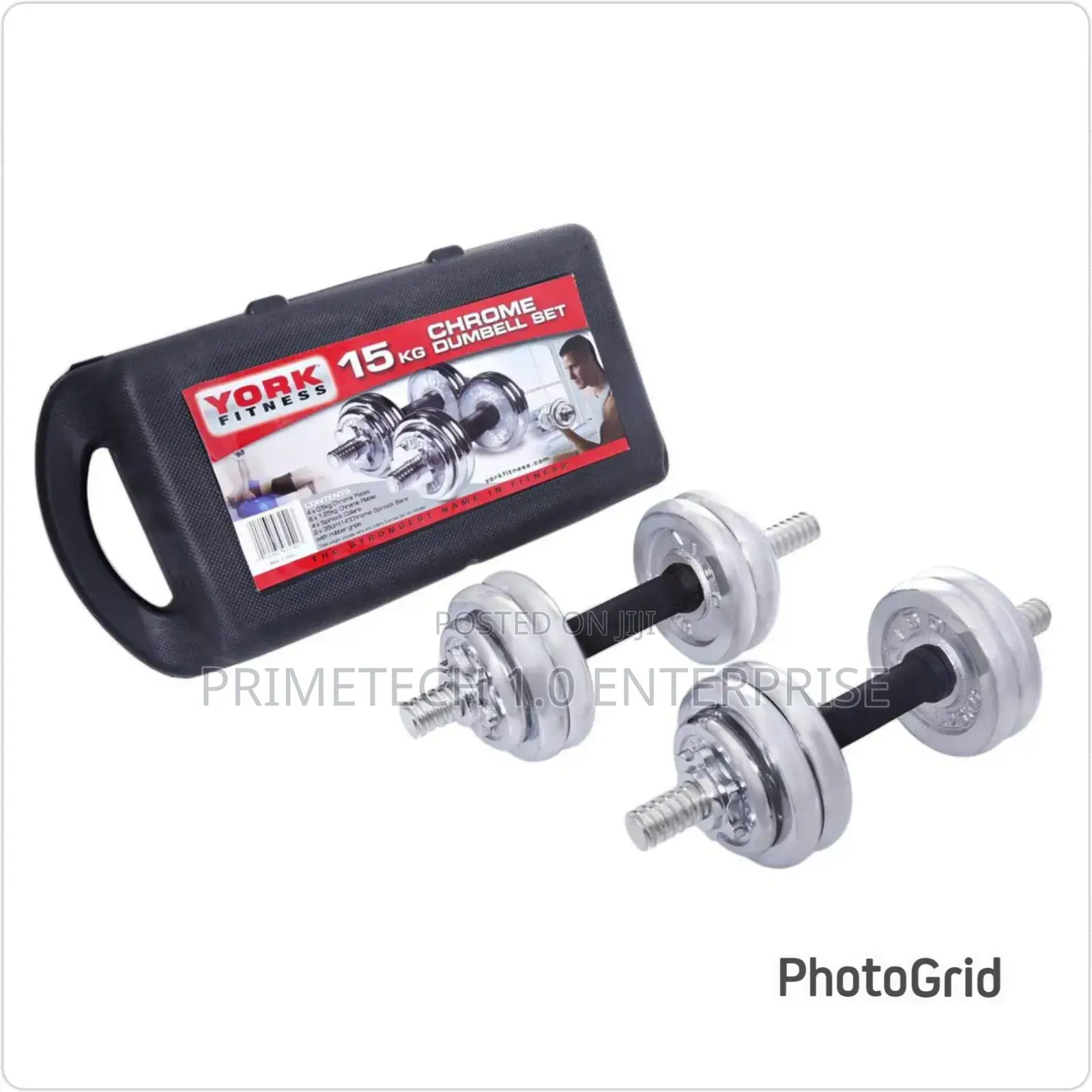 15kg Chrome Dumbbells With Case
