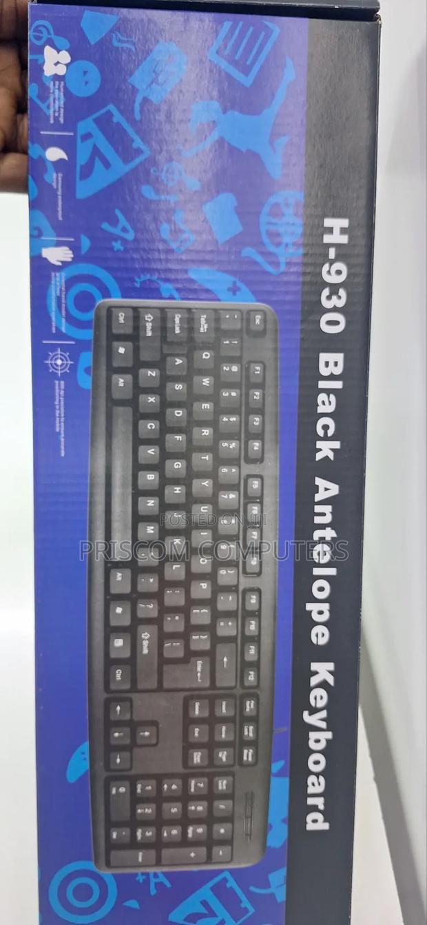 H-930 Black Antelope Computer Wired Keyboard - thumbnail 2