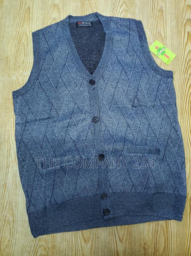 Quality Cotton Casual Windbreaker Half Button Sweaters - thumbnail 3
