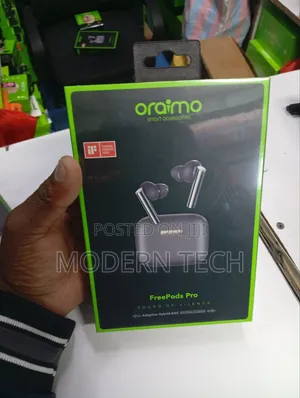 Oraimo Freepods Pro Anc True Wireless Earbuds Black