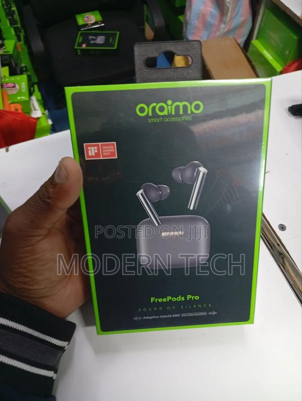 Oraimo Freepods Pro Anc True Wireless Earbuds Black - thumbnail 3