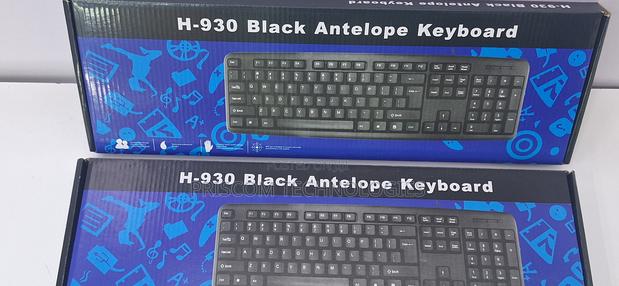 H-930 Black Antelope Wired Usb Keyboard - main view