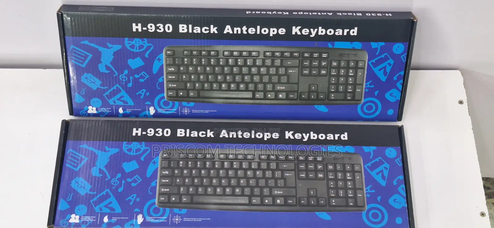 H-930 Black Antelope Wired Usb Keyboard